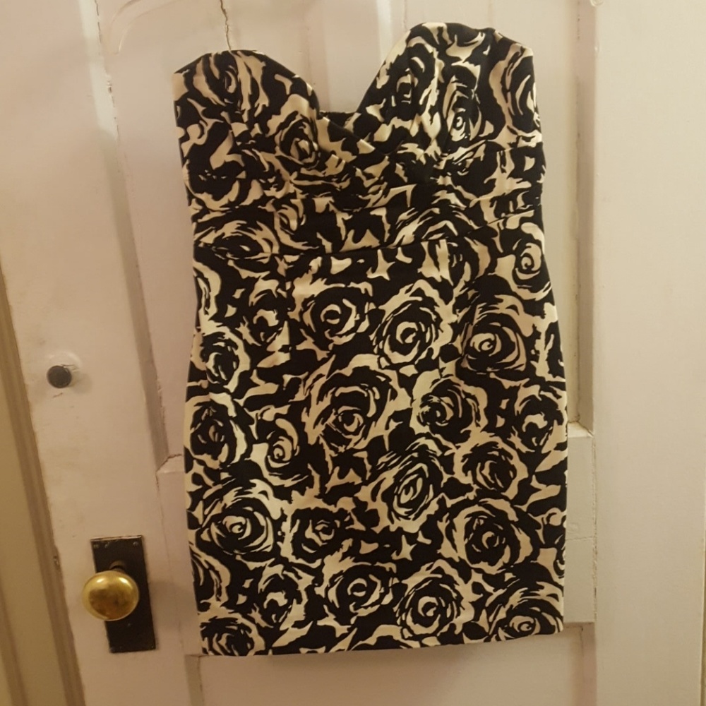 Strapless summer dress